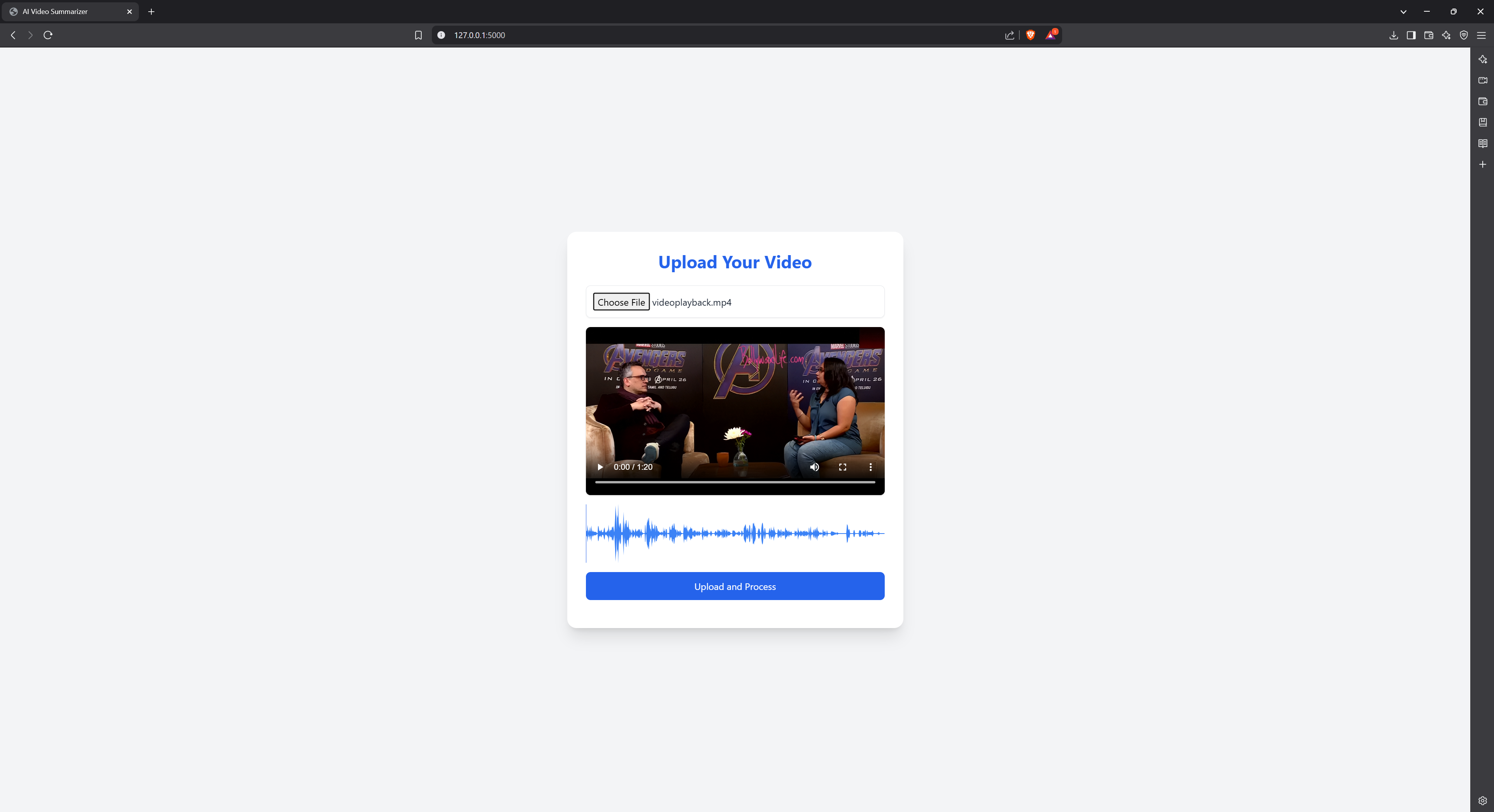 AI Video Summarizer